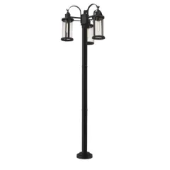 Z-Lite Roundhouse 3 - Light Post Light in  Black