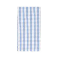 C&F Home Calming Seas Blue Gingham Plaid Stripes 100% Cotton Kitchen Towel