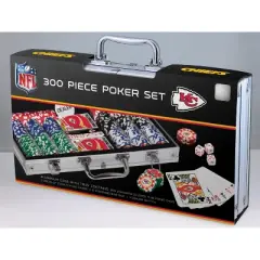 MasterPieces Casino Style 300 Piece Poker Chip Set - NFL Kansas City Chiefs