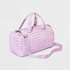 Girls' Quilted Duffel Bag - art class&trade; Purple