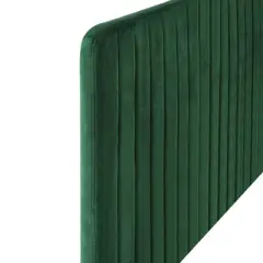 Milenna Channel Tufted Performance Velvet Panel Headboard - Modway