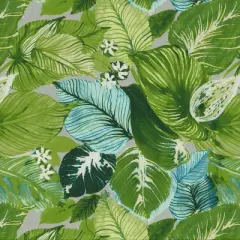 Lush Leaf Jungle Outdoor Bench Cushion Green - Pillow Perfect