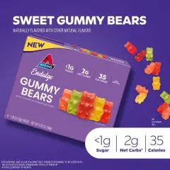 Atkins Endulge Bear Gummies - Sweet - 6.35oz/6pk