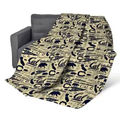 NCAA Cal Golden Bears 60 x 80 Quilted Throw Blanket