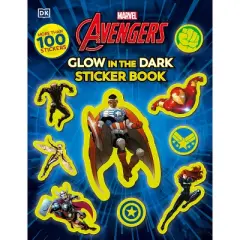 Marvel Avengers Glow in the Dark Sticker Book - by  DK (Paperback)