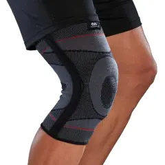 McDavid Sport Knee Knit Sleeve with Buttress and Stays - Gray