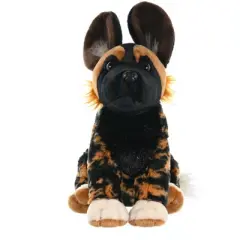 Wild Republic Cuddlekins African Wild Dog Stuffed Animal, 12 Inches