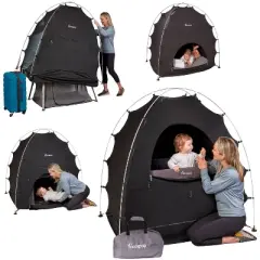 hiccapop DayDreamer Blackout Tent for Playard/Pack 'n Plays - Gray