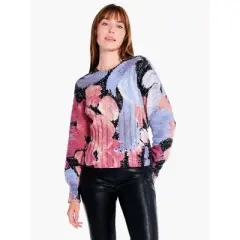 NIC + ZOE Autumn Bloom Sweater