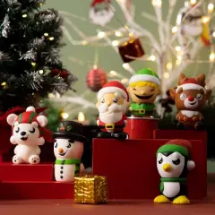 Joyfy 6-Pack Christmas Squishy Toys &ndash; Jumbo Slow-Rise Stress Relief Characters (3.6&rdquo;-5&rdquo;)