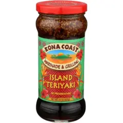 Kona Coast Island Teriyaki Sauce - Case of 6 - 15 oz