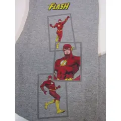 The Justice League The Flash Multi Character Youth Heather Gray Sweat Pants