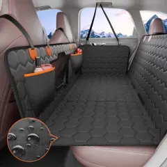 VEVOR Back Seat Extender, Dog Car Seat Cover for Back Seat Bed with Mesh Window and Storage Pocket, Supports 350lbs Dog Hammock