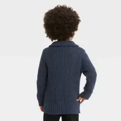 Toddler Boys' Mock Neck Sweater - Cat & Jack&trade; Navy Blue