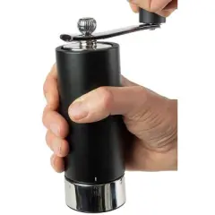 Peugeot | Isen Crank Salt Mill, u'Select, Matte Black, 18 cm - 7 in