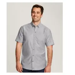 Cutter & Buck Stretch Oxford Mens Big and Tall Short Sleeve Dress Shirt
