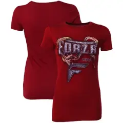 Forza Sports Women's "Slither" T-Shirt - Scarlet