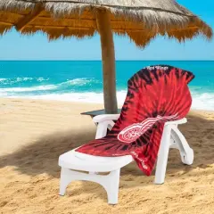 NHL Detroit Red Wings Pyschedelic Beach Towel