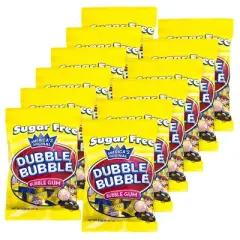 Dubble Bubble Sugar-Free Bubble Gum - 3.25oz/12ct