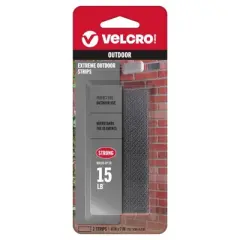 VELCRO Brand - Medium - Nylon - Hook and Loop Fastener - 4 in. - 2 Pack - Case of 6