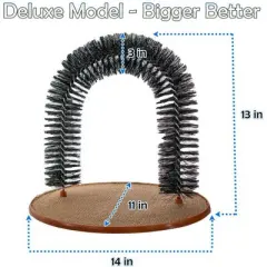 5 Star Super Deals 1 - Perfect Cat Self Scratching And Grooming Arch Post & Toy w/ Catnip