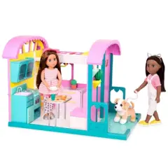 Glitter Girls Caravan Home Dollhouse & Furniture Playset for 14" Dolls
