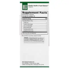 Bell Lifestyle Products Bladder Health and Yeast Balance - 60 Capsules