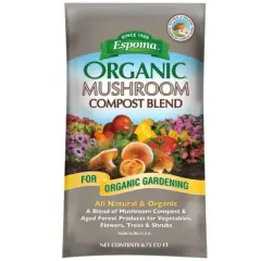 Espoma Organic All Natural & Organic Mushroom Compost Blend, 0.75 cu ft