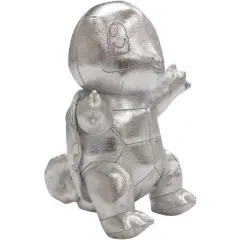 Pokemon 25th Celebration 8" Silver Squirtle Plush - Limited Edition Shiny Silver Turtle Stuffed Animal Toy - 2+