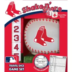 MasterPieces Officially Licsenced MLB Boston Red Sox Shake N' Score Dice Game for Age 6 and Up