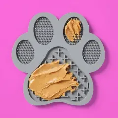 Silicone Distraction Mat for Dogs - Gray - up&up&trade;
