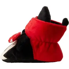 Disney Baby Girls' Minnie Mouse Booties - Soft Fleece Slipper Socks (Newborn/Infant 0-24M)