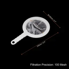 Unique Bargains Juice Coffee Food Filter Kitchen Strainer with Handle 1 Pc