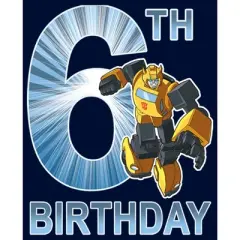 Boy's Transformers Bumblebee 6th Birthday T-Shirt