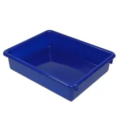 Romanoff Stowaway&reg; 3" Letter Tray no Lid, Blue