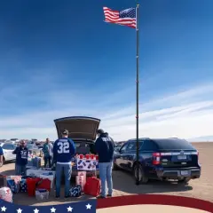 Yescom 20 Ft Aluminum Telescoping Flag Pole