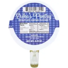 Erikas Pantry Mustard German Medium Hot - Case of 6 - 8.99 oz