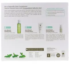 Eminence Acne Advanced Treatment System (Cleansing Foam 5oz, Masque 2oz, Hydrator 1.2oz)