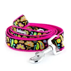 The Worthy Dog Floral Paisley Dog Leash