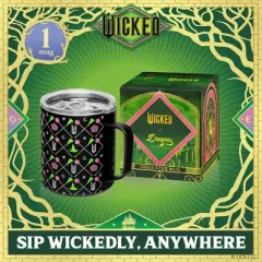 Dragon Glassware x Wicked 12 oz Stainless Steel Camp Mug - Black