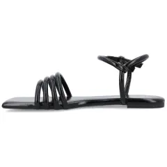 Journee Collection Womens Lyddea Tru Comfort Foam Buckle Multi Strap Sandal