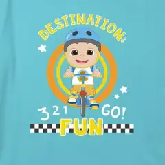 Girl's Cocomelon 3, 2, 1, Go JJ Crop Top T-Shirt