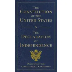 The Constitution of the United States and the Declaration of Independence - by  Delegates of (Leather Bound)