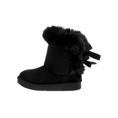 Josmo Girls Classic Simple Faux Fur Cozy Winter Boots (Toddler)