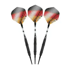 Elkadart Titanium 90% Tungsten Soft Tip Darts Black Titanium Coating 16 Grams