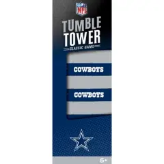 MasterPieces Real Wood Block Tumble Towers - NFL Dallas Cowboys
