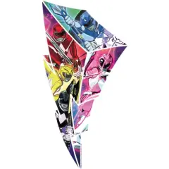 Boy's Power Rangers Lightning Bolt Pattern T-Shirt