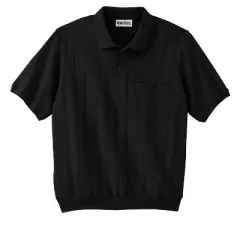 KingSize Men's Big & Tall Banded Bottom Polo Shirt