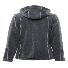 RefrigiWear Women's Fleece Lined Extreme Sweater Jacket with Removable Hood