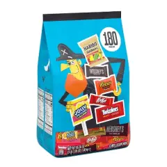 HERSHEY'S Chocolate and Sweets Assorted Halloween Candy Variety Bag - 55.35oz/180pc